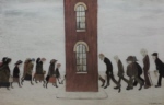 ls lowry meeting point print