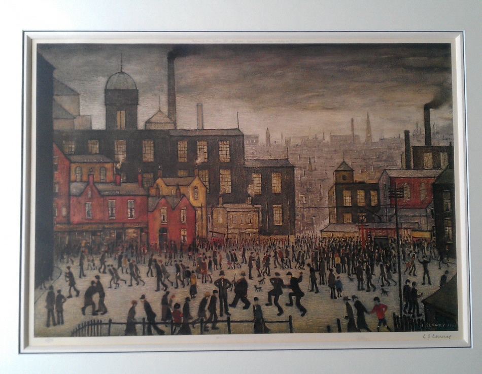 Our Town lowry mounted