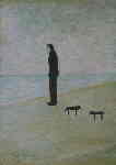 ls lowry man looking out to sea print